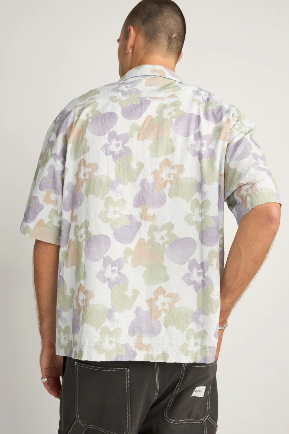 Rhythm Relaxed Floral Camo SS Shirt - Camo