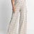 Rhythm Rumi Check Wide Leg Pant - Natural