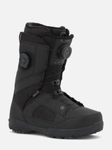 Ride Octave men's black snowboard boot with dual BOA dial closure system