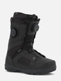 Ride Octave men's black snowboard boot with dual BOA dial closure system