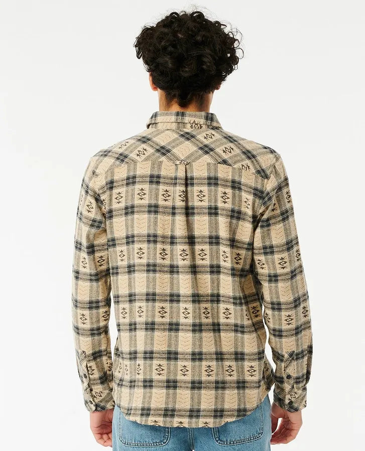 Rip Curl Archive Flannel Shirt - Cement