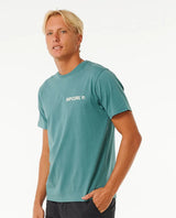 Rip Curl Brand Icon Tee - Bluestone