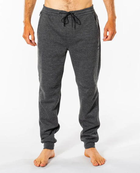 Rip Curl Departed Anti-Series Trackpant - Charcoal Marle