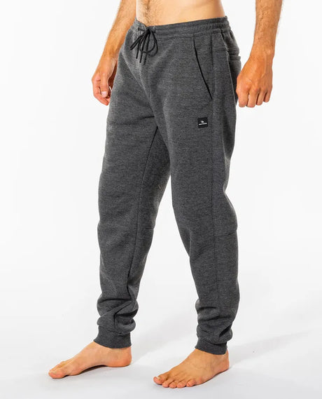 Rip Curl Departed Anti-Series Trackpant - Charcoal Marle