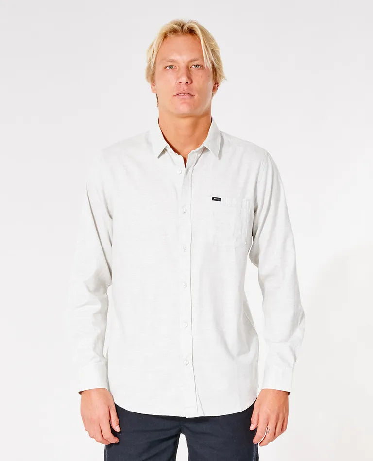 Rip Curl Ourtime Long Sleeve Shirt - Off White