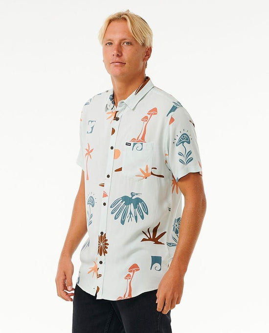 Rip Curl Party Pack Short Sleeve Shirt - Mint