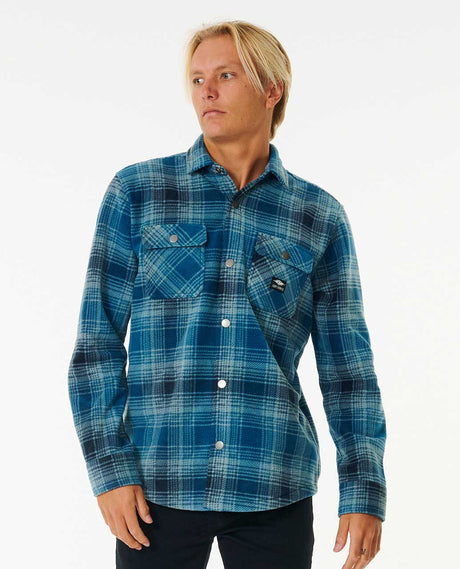 Rip Curl Polar Fleece Party Pack Shirt - Blue