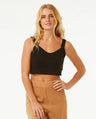 Rip Curl Premium Surf Crop - Black