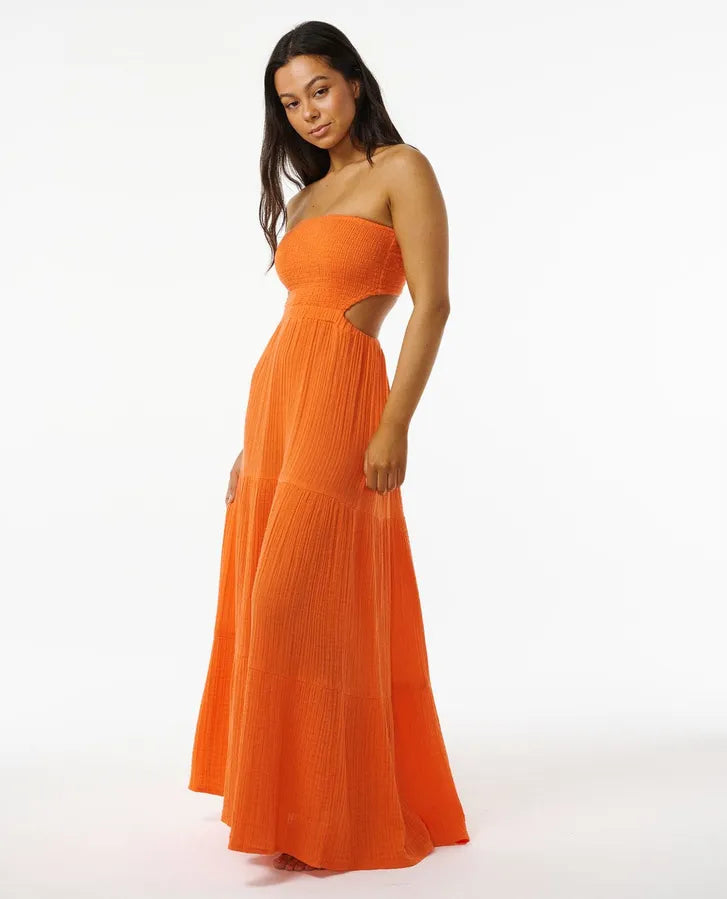 Rip Curl Prem Surf Maxi Dress - Bright Orange