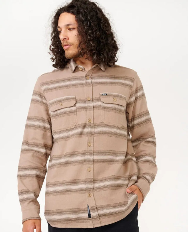 Rip Curl Steaz Flannel - Sand Dune