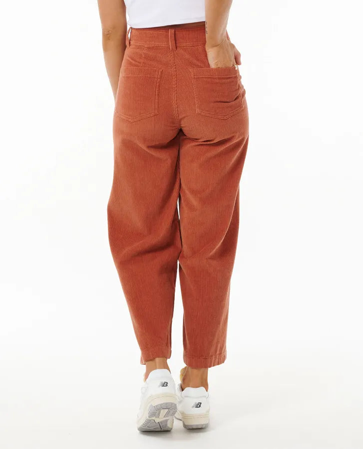 Rip Curl Stevie Cord Pant- Dark Rust