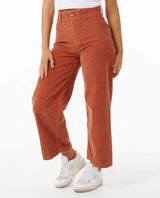 Rip Curl Stevie Cord Pant- Dark Rust