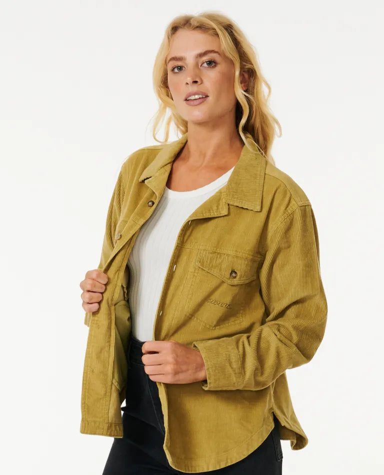 Rip Curl Stevie Cord Shirt - Khaki