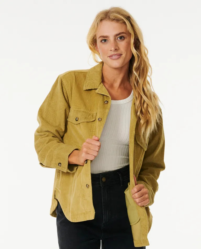 Rip Curl Stevie Cord Shirt - Khaki