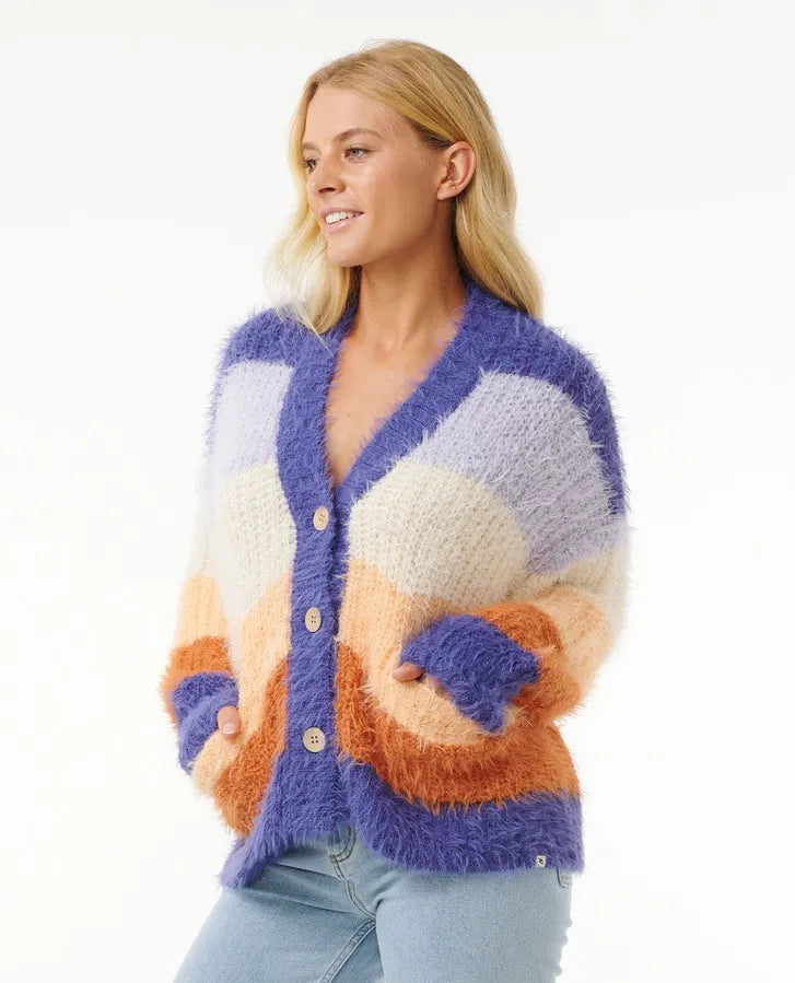 Rip Curl The Search Stripe Cardigan - Multico