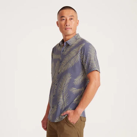 Roark Bless Up Breathable Stretch Shirt - Fire Fern Slate