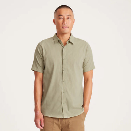 Roark Bless Up Breathable Stretch Shirt - Sage 2