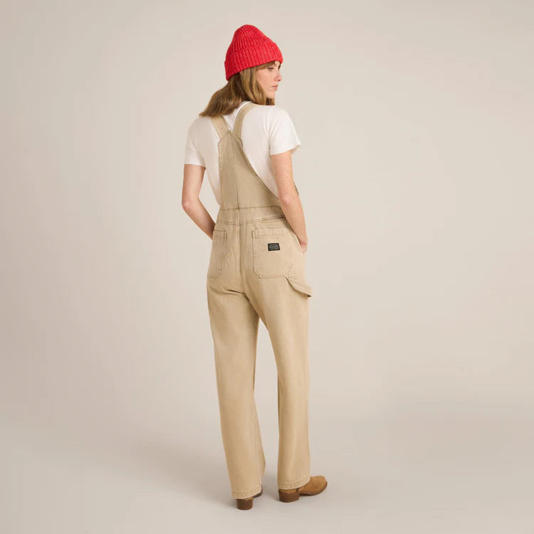 Roark Hwy 1 Overall Jumpsuit - Toasted Almond