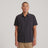 Roark Made To Fade Short Sleeve Button Up - Washed Charcoal