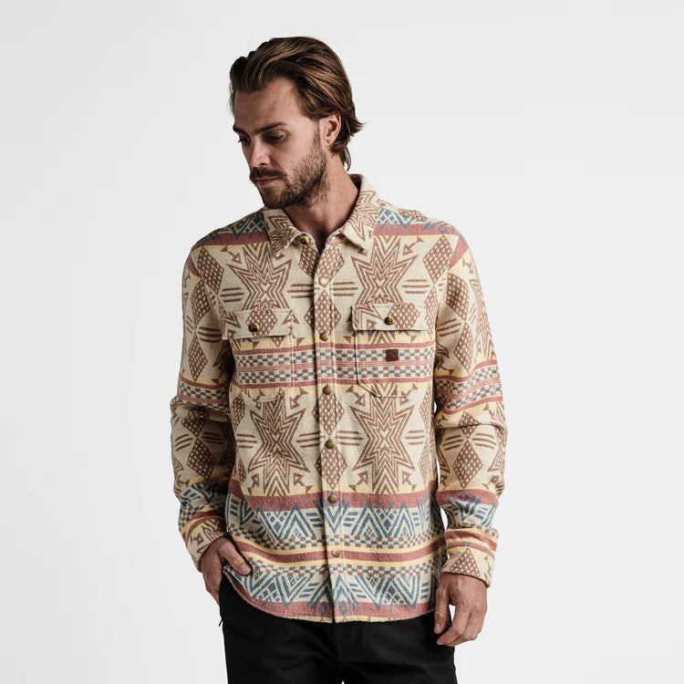 Roark Nordsman Teton Long Sleeve Flannel - Almond Paste