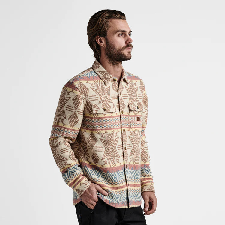 Roark Nordsman Teton Long Sleeve Flannel - Almond Paste