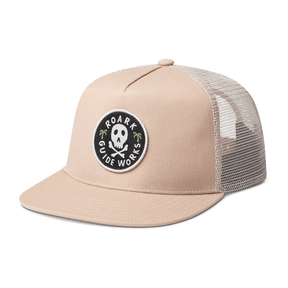 Roark Station Trucker Snapback Hat - Dark Khaki