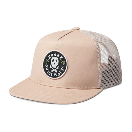 Roark Station Trucker Snapback Hat - Dark Khaki