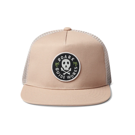 Roark Station Trucker Snapback Hat - Dark Khaki