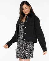 Roxy Big Smoke Jacket - Phantom