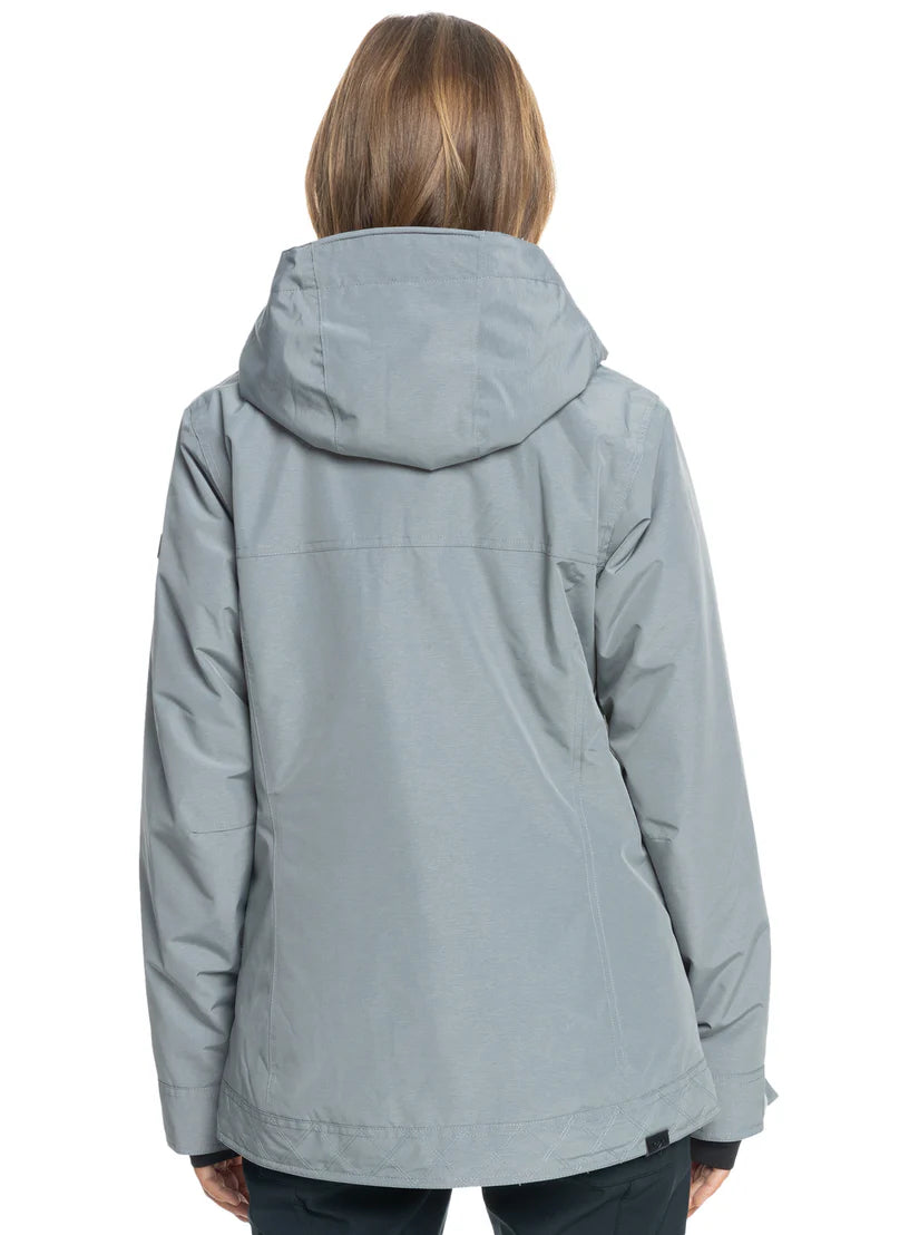 Roxy Billie Technical Snow Jacket - Heather Grey