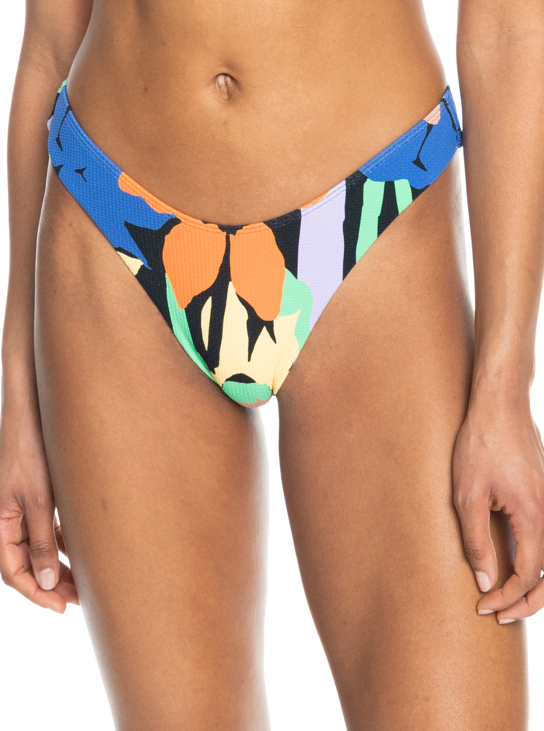 Roxy Womens Bikini Bottoms Hawaiian Heat High Leg Cheeky