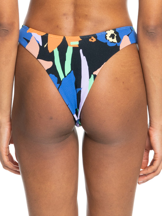 Roxy Color Jam Cheeky Bikini Bottoms