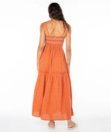 Roxy Hot Tropics Flowy Maxi Dress - Ginger Spice