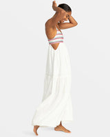 Roxy Hot Tropics Flowy Maxi Dress - Snow White