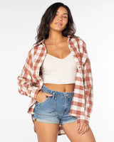 Roxy Lets Get Away Shirt - Russet