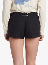 Roxy Oceanside Elastic Waist Shorts - True Black