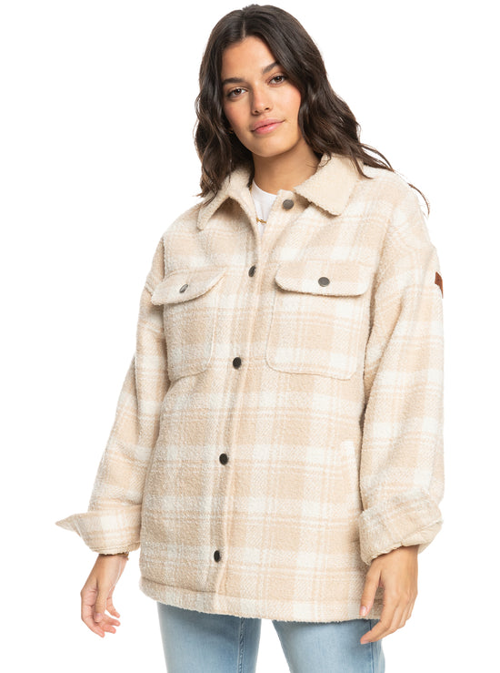 Roxy Passage Of Time Jackets - Tapioca Swell Check