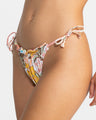 Roxy Playa Paradise Cheeky Side Tie Reversible Bikini Bottoms