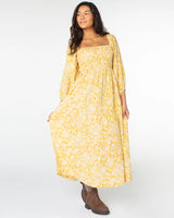 Roxy Sorrento Sands Print Dress - Sauterne