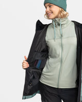 Roxy Stated Snow Jacket - Lily Pad Sketch Book