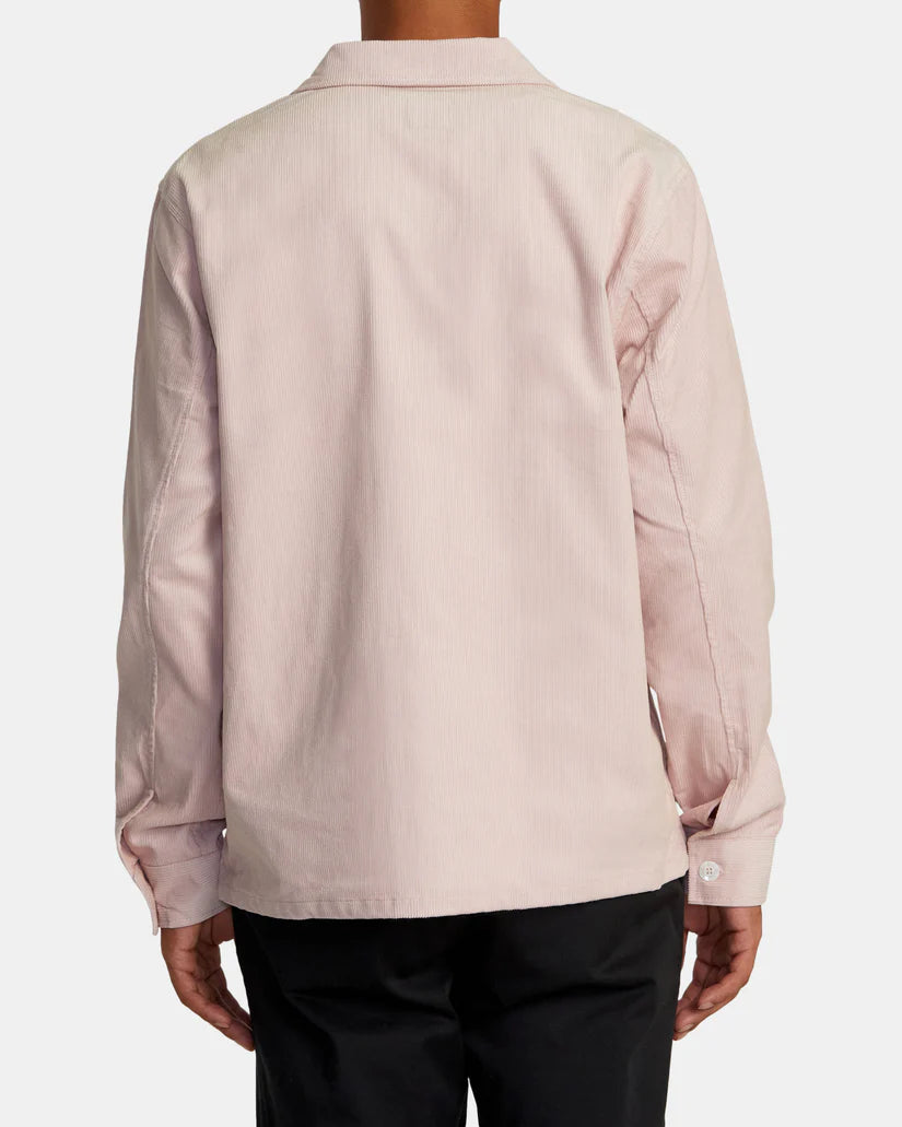 RVCA Americana Corduroy Overshirt - Pale Mauve