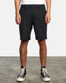 RVCA Back In Hybrid 19" Shorts - Black