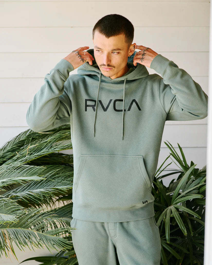 ★★送料無料★★RVCA ルーカ MEN'S LARGE LOGO PULLOVER HOODIE RVCA Big RVCA Pullover Hoodie