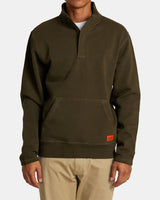 RVCA Chainmail Pullover - Chocolate