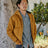 RVCA Chainmail Sherpa Lined Jacket - Camel