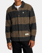 RVCA Chefs Kiss Cardigan - Carmel / Charcoal Heather