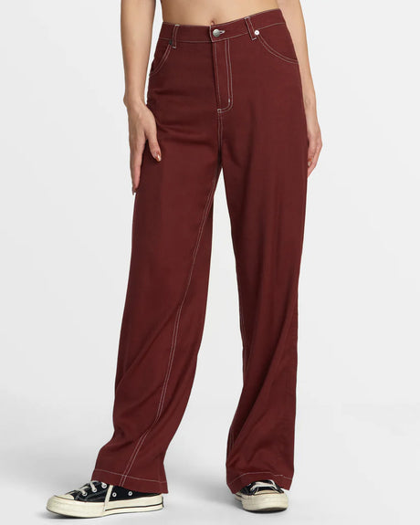 RVCA Coco Pants - Madder Brown