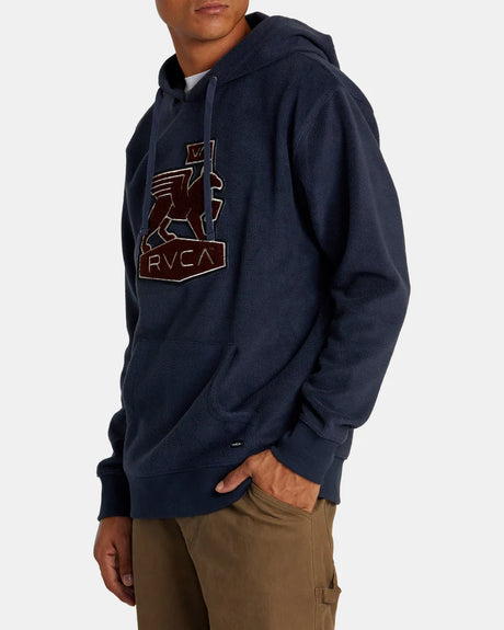 RVCA Griffin Hoodie - Moody Blue