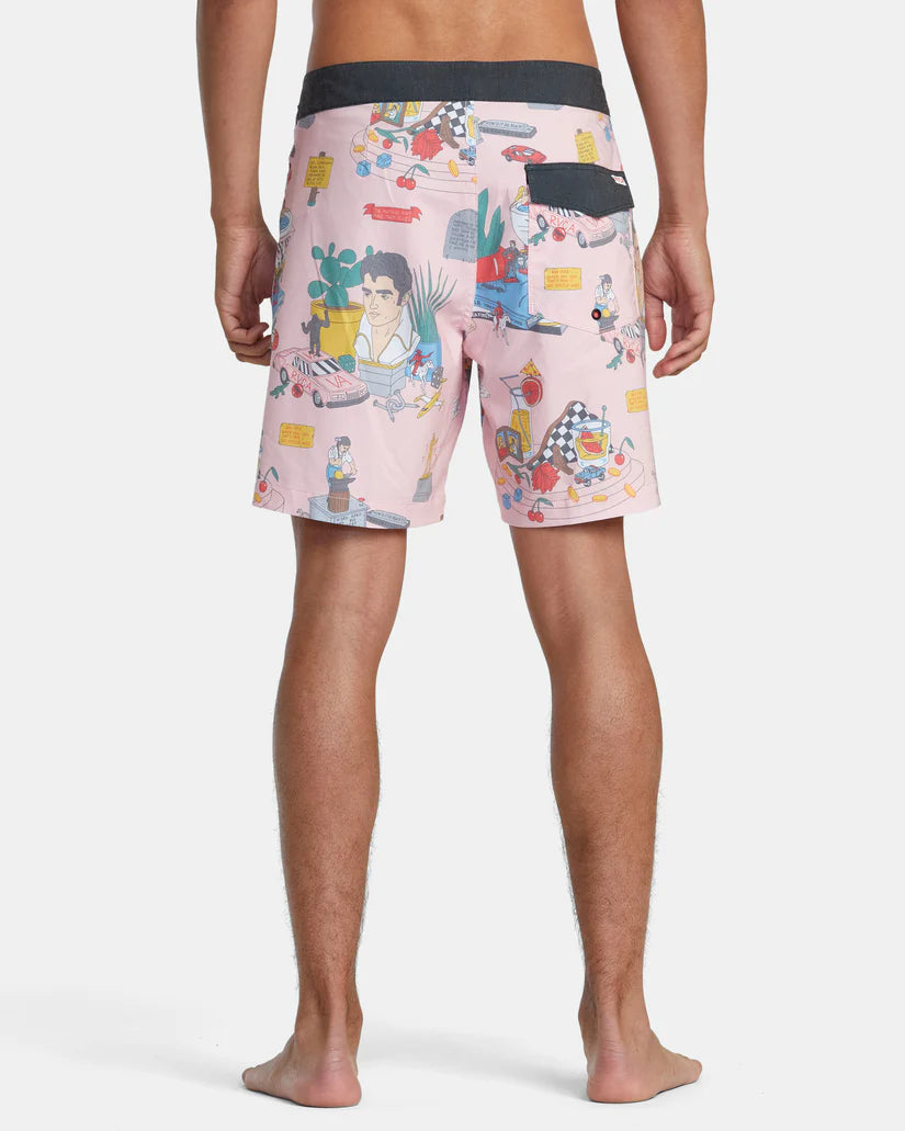 RVCA Luke P Boardshorts 17" - Multi Pink