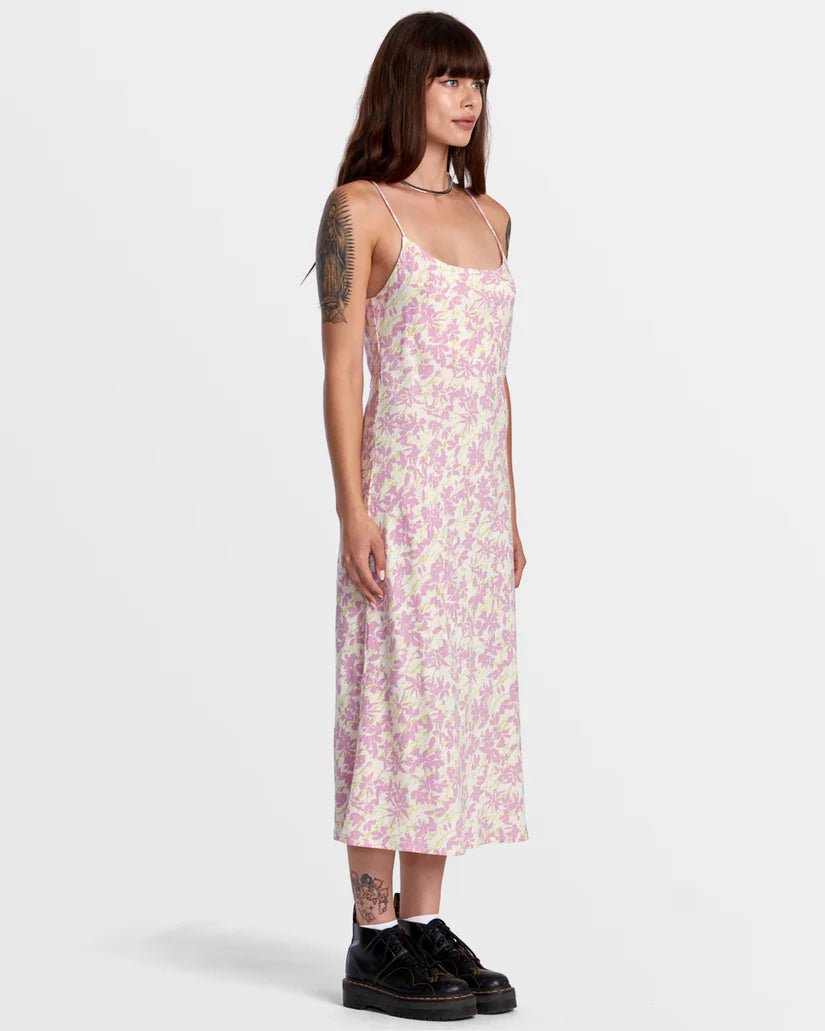 RVCA Maiden Midi Dress - Latte